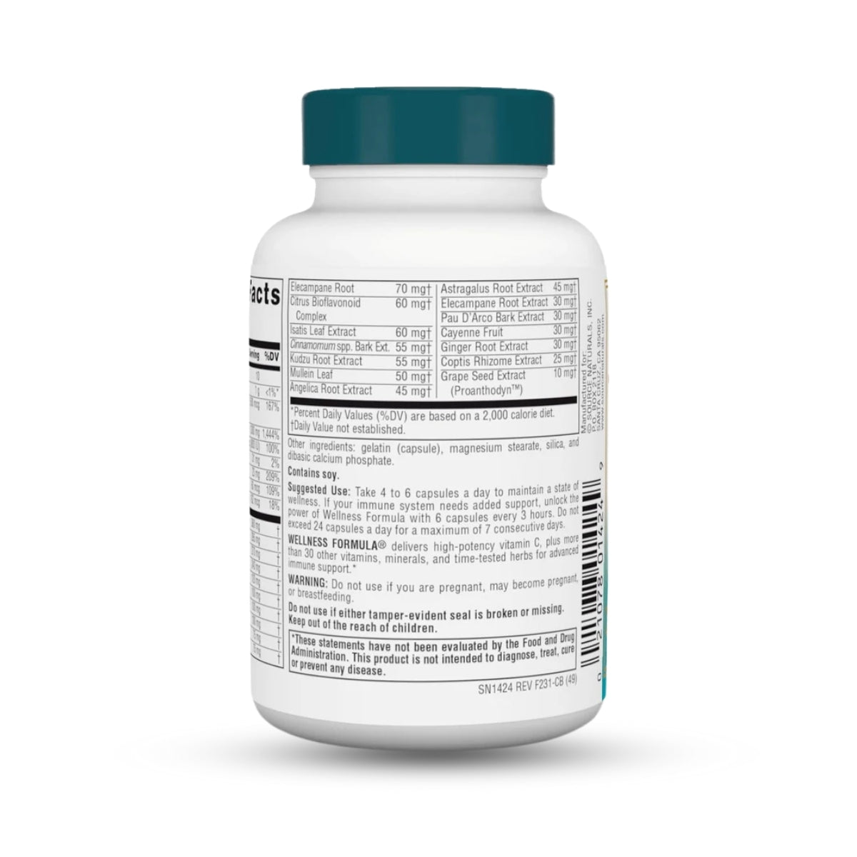 Wellness Formula Bio-Aligned – Immune Support Vitamins & Herbal Defense – 60 Capsules