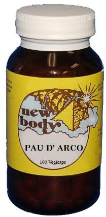 New Body Products Pau D'Arco 100 Vegicaps This Product Contains No Fillers, Binders, or Additives