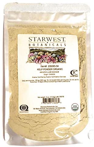 Starwest Botanicals Organic Kelp Powder 4 Oz