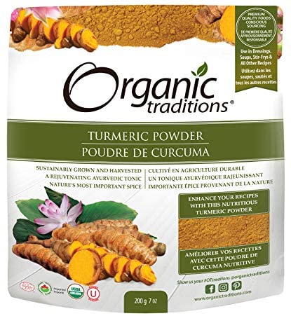 Organic Traditions Turmeric Powder 7 oz Bag