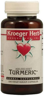 Kroeger Herb Turmeric - 100 Vegetarian Capsules