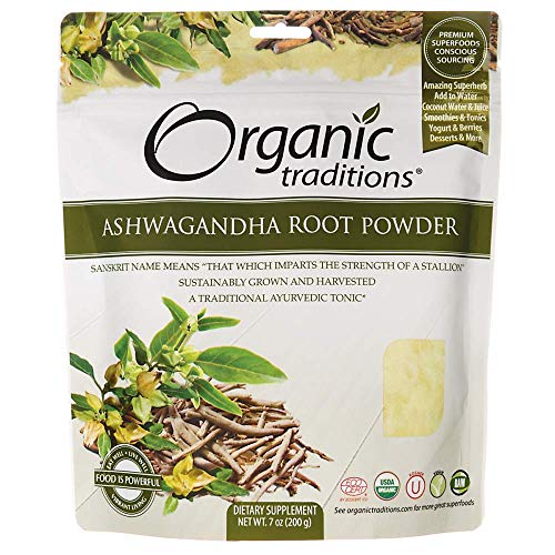 Organic Traditions Ashwagandha Root Powder, 7 Oz