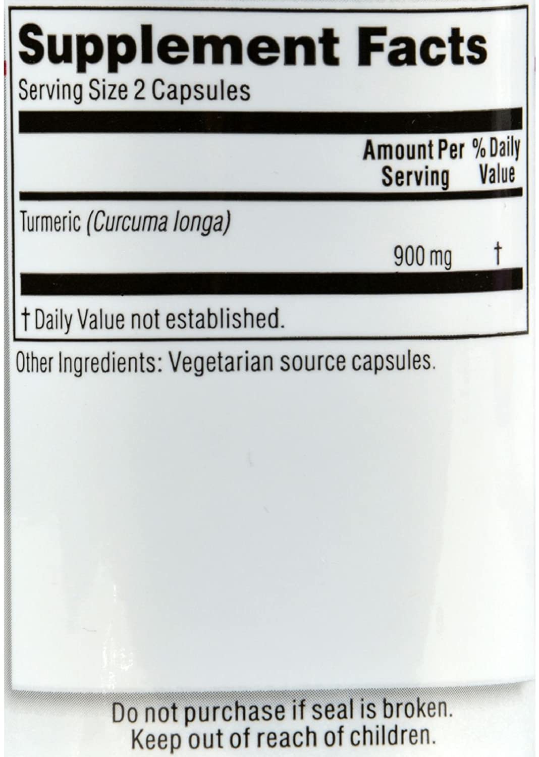 Kroeger Herb Turmeric - 100 Vegetarian Capsules