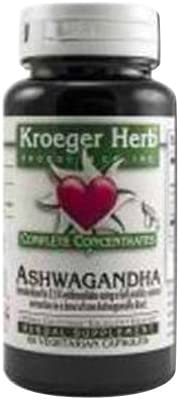 Kroeger Herb Complete Concentrate, Ashwagandha, 60 Count