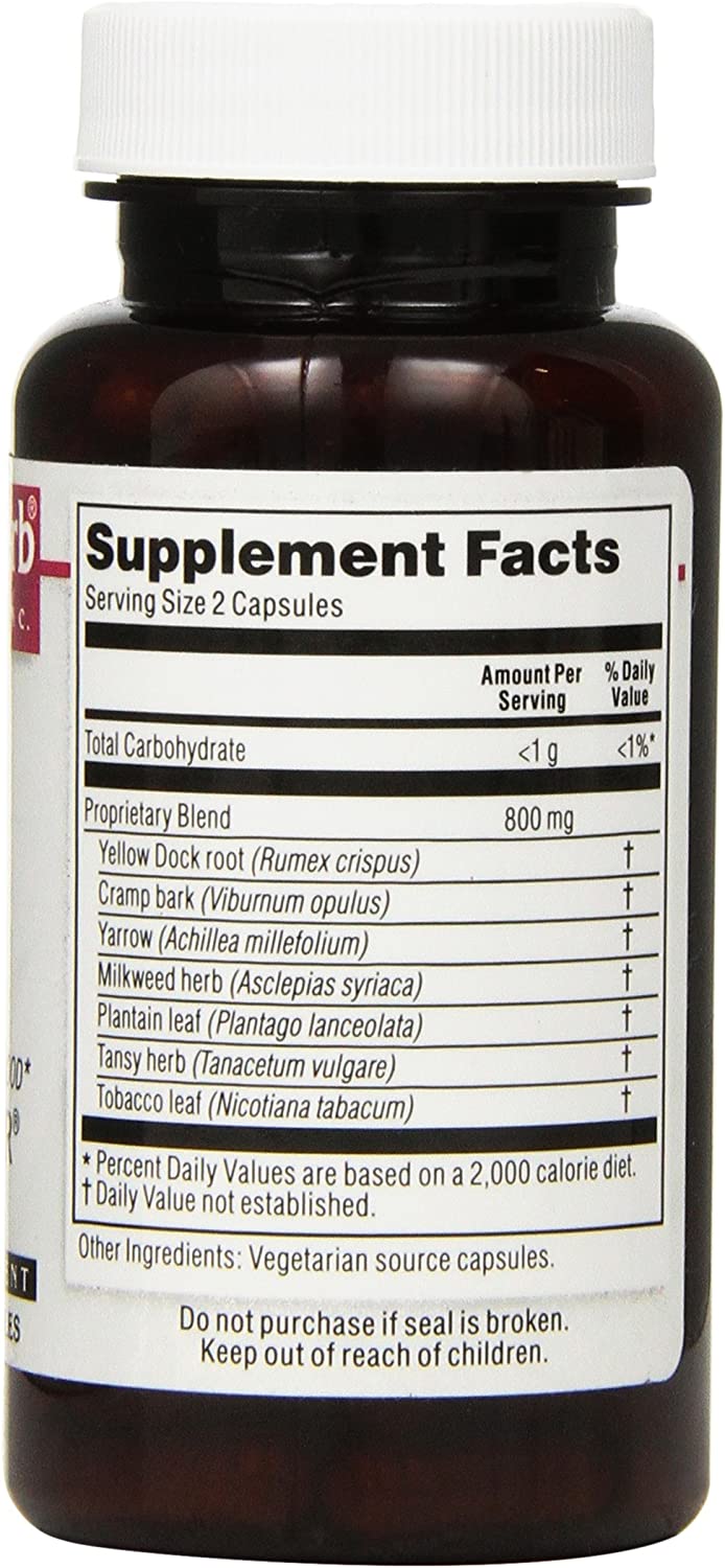 Kroeger Herb Capsules, Blood Toner Vegetarian, 100 Count