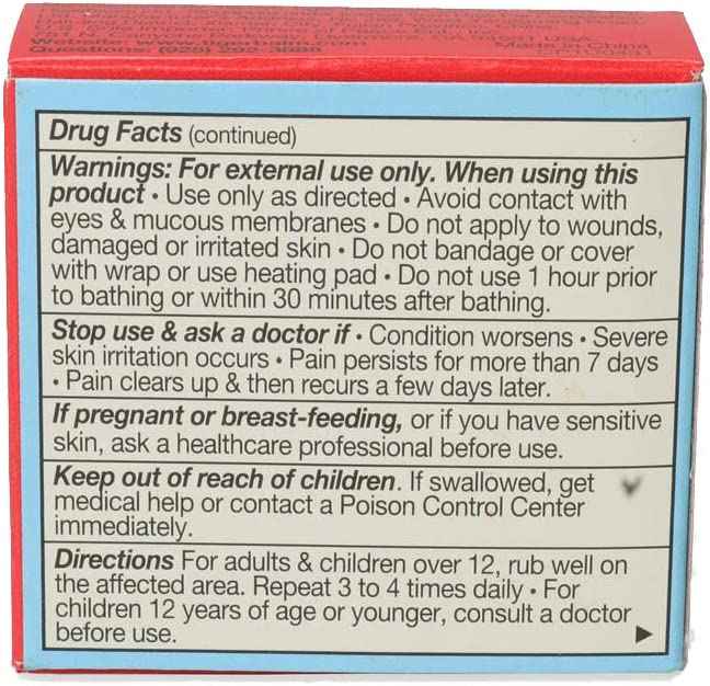 Tiger Balm Red Extra Strength Pain Relieving Ointment - Pocket Size Tin, 0.14oz (4g)