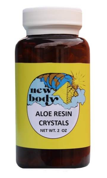 NEW BODY Aloe Crystals 2 Ounces NO BINDERS, FILLERS OR ADDITIVES