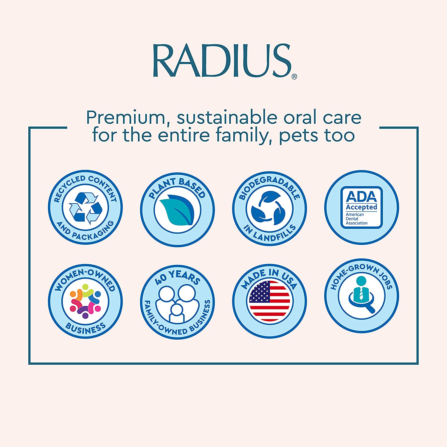 RADIUS Scuba Flex Brush, Soft Bristles Toothbrush Right Handed, Color May Vary BPA Free & ADA Accepted Designed to Improve Gum Health & Reduce Issues