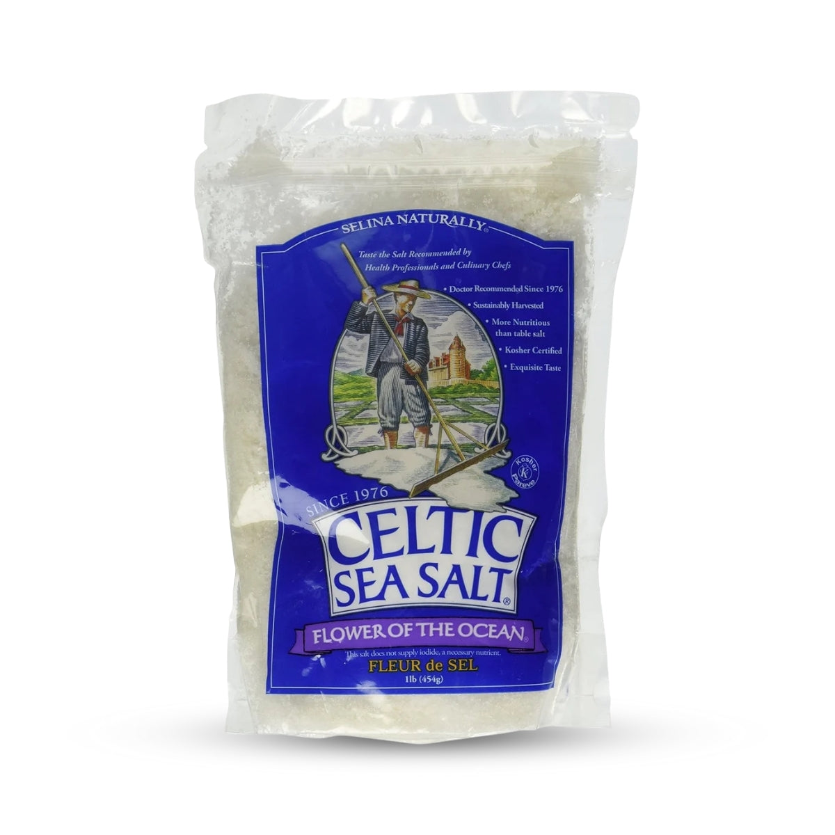 Flower of the Ocean Sea Salt – Natural & Unrefined – 1 lb