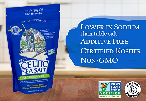 Celtic Sea Salt Fine Ground resealable Pouch, 1lb