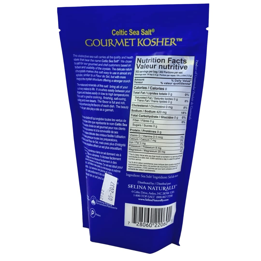 Celtic Sea Salt Fine Ground resealable Pouch, 1lb