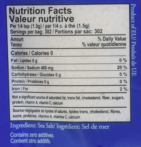 Celtic Sea Salt Light Grey 1 lb (16 oz) Pouch