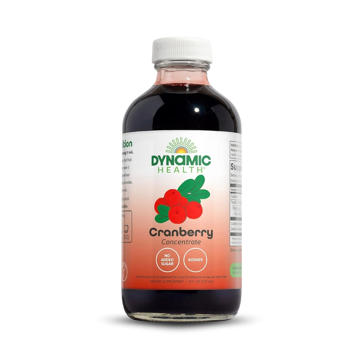 Pure Cranberry Juice Concentrate – Unsweetened, Antioxidant Support, No Added Sugar, 8 fl oz