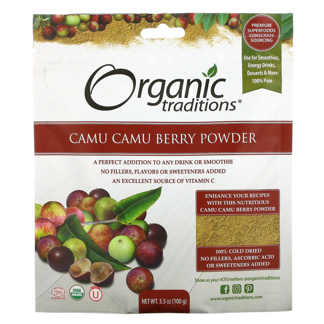 Organic  Traditions Camu Camu Berry Powder 3.5oz (100g)