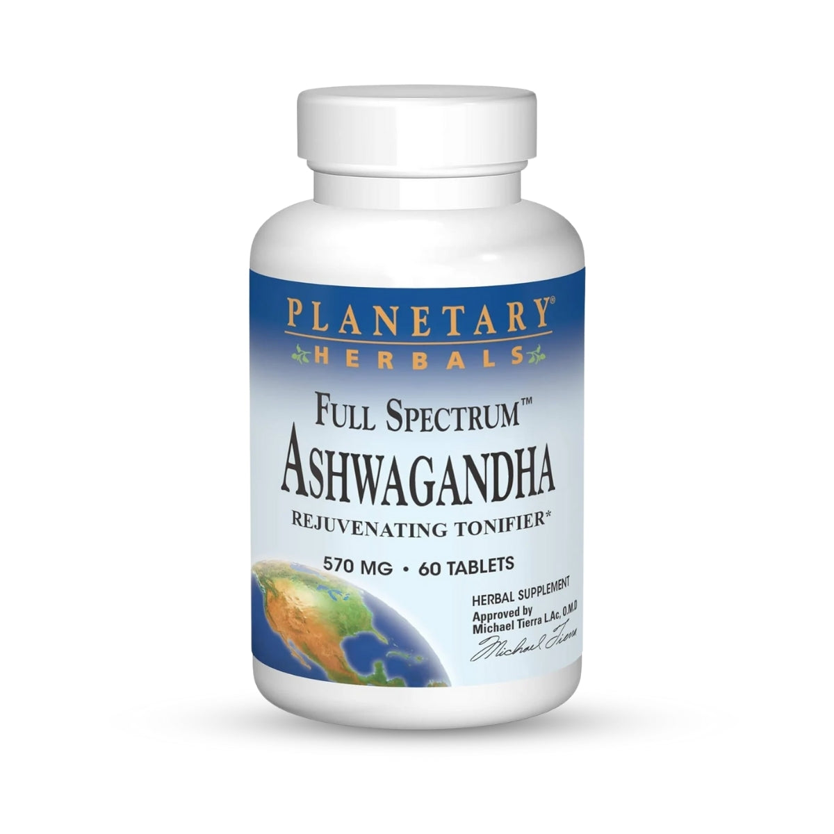 Ashwagandha Full Spectrum 570 mg – Rejuvenating Tonifier for Stress Relief & Vitality 60 Capsules