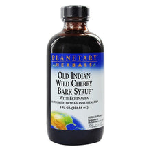 Load image into Gallery viewer, Planetary Herbals Old Indian Wild Cherry Bark Syrup with Echinacea - Natural - 8 oz

