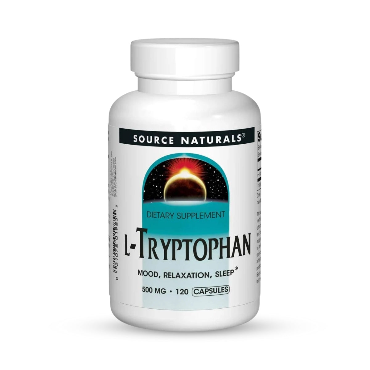 L-Tryptophan 500 mg – Mood, Relaxation & Sleep Support – 120 Capsules
