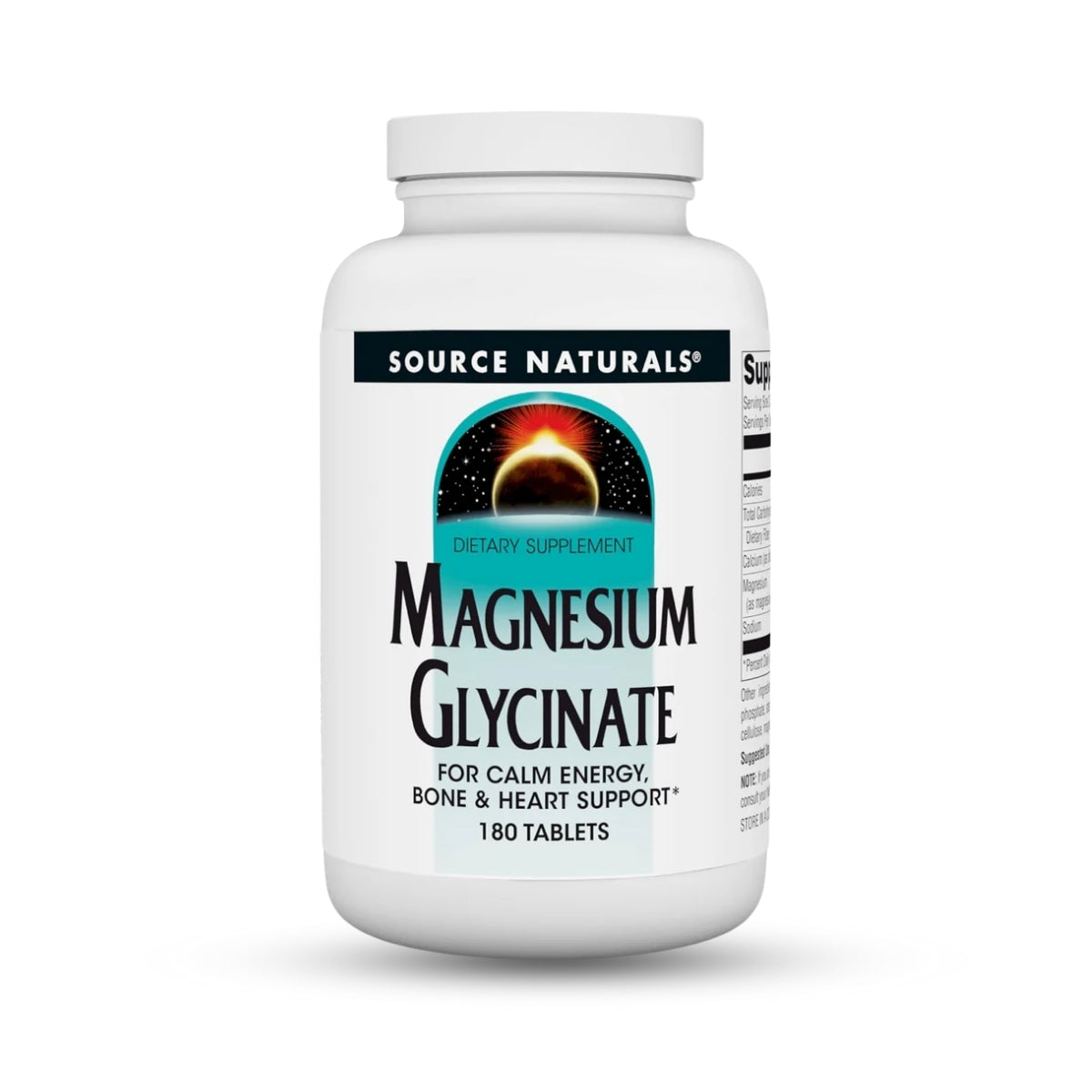 Magnesium Glycinate 200 mg – Calm Energy, Bone & Heart Support – 180 Tablets