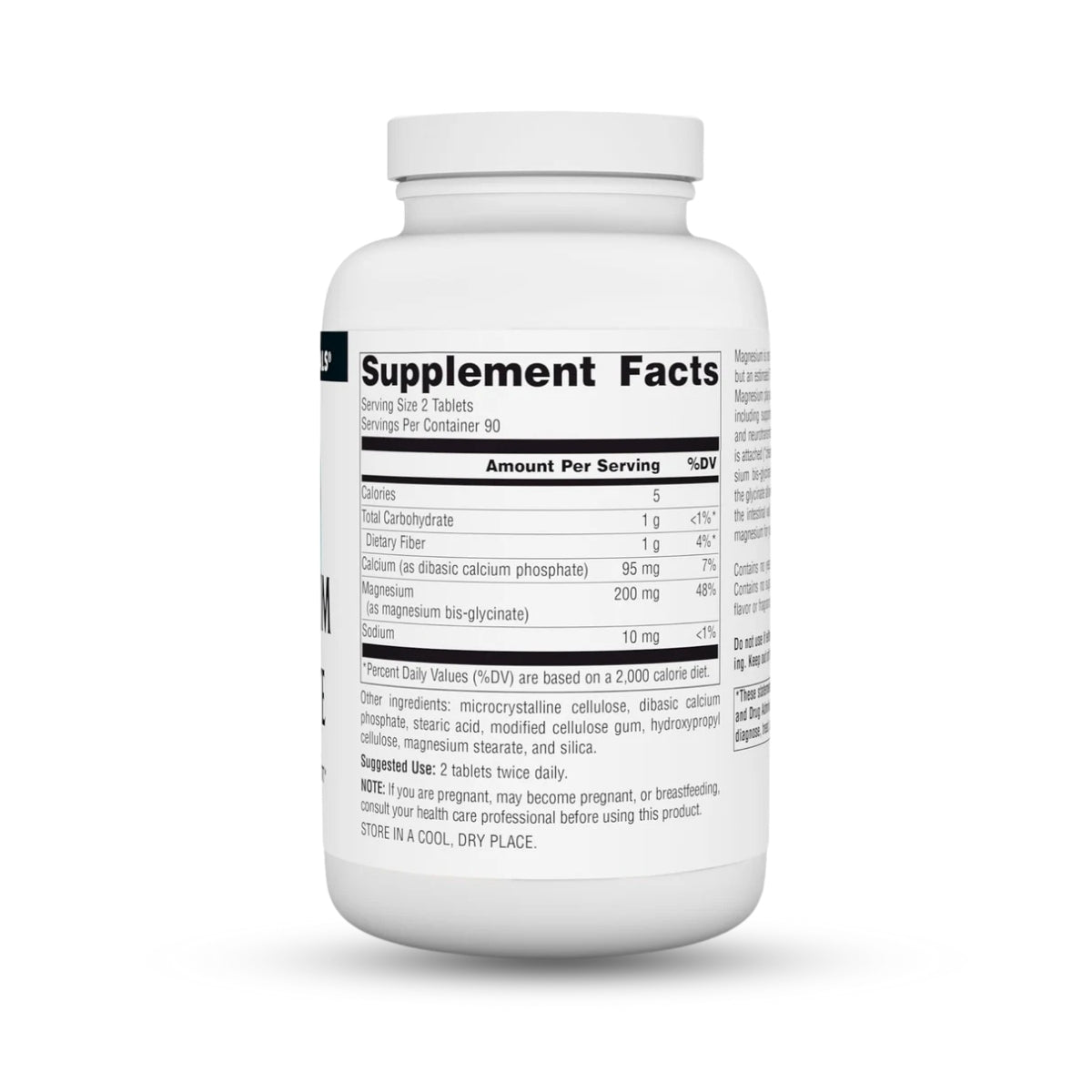 Magnesium Glycinate 200 mg – Calm Energy, Bone & Heart Support – 180 Tablets