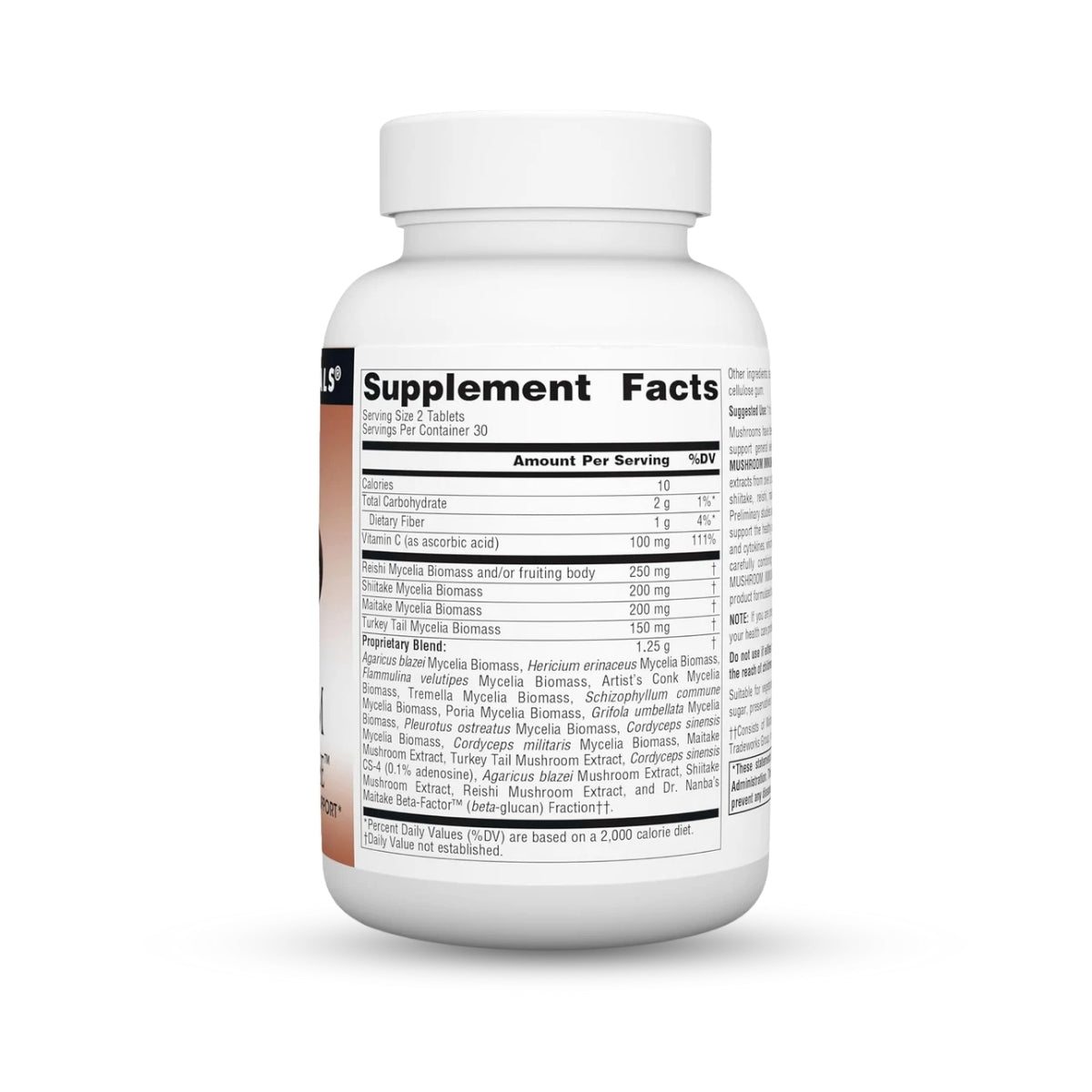 Mushroom Immune Defense – 16 Mushroom Blend Complex – 60 Tablets