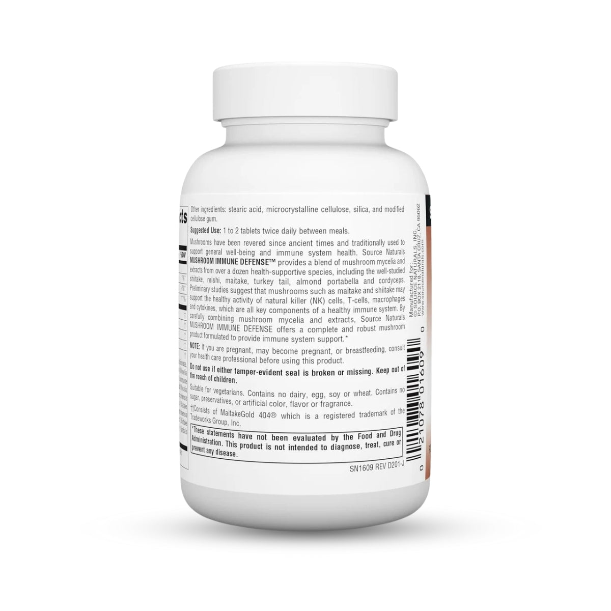 Mushroom Immune Defense – 16 Mushroom Blend Complex – 60 Tablets