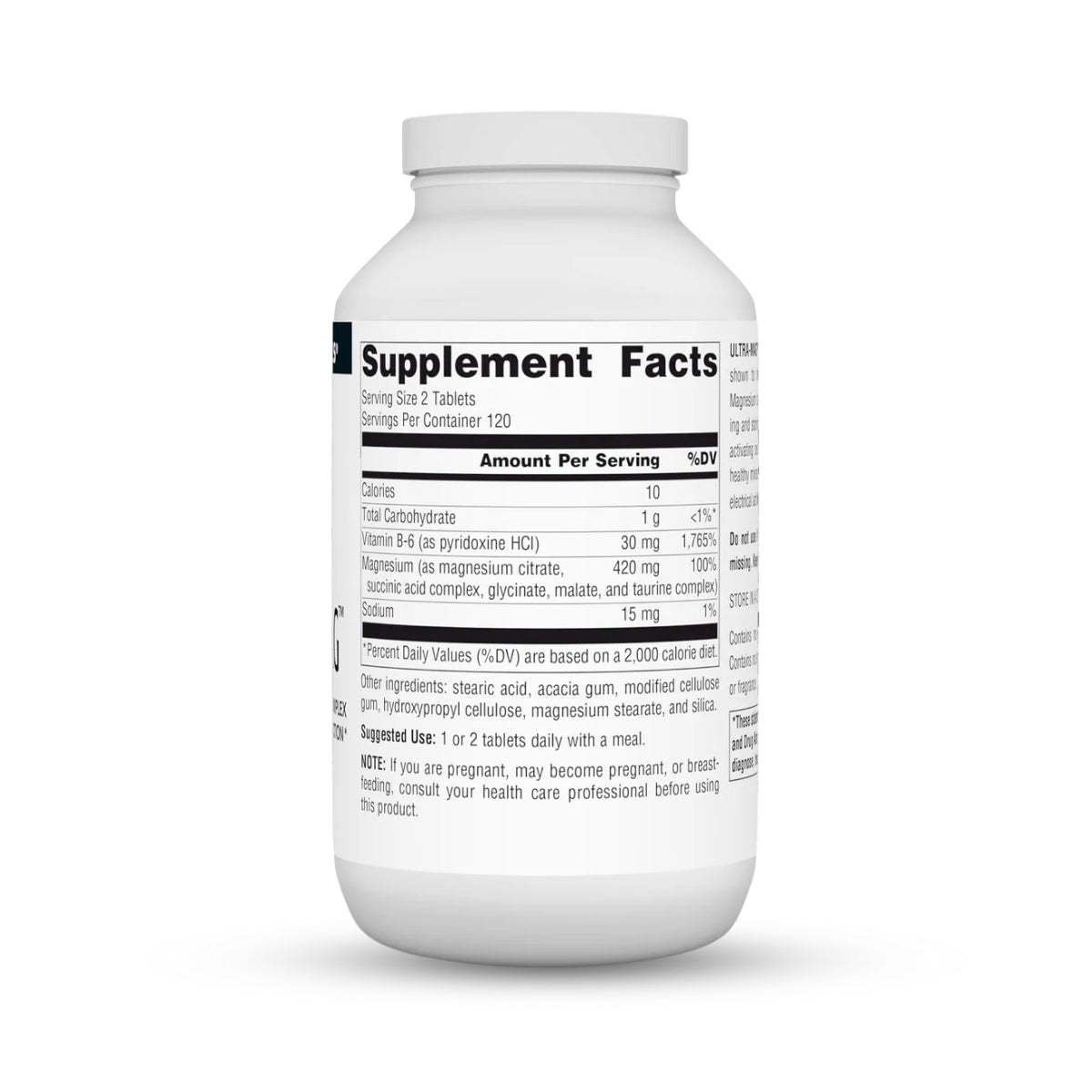 Ultra-Mag High-Efficiency Magnesium Complex – Muscle & Nerve Support – 240 Tablets