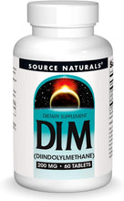 Load image into Gallery viewer, Source Naturals DIM, Diindolylmethane 200mg with BioPerine, Vitamin E &amp; More - 60 Tablets
