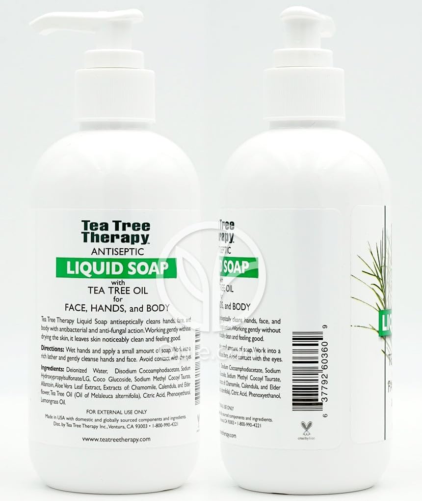 TEA TREE THERAPY Tea Tree Liquid Soap, 8 FZ
