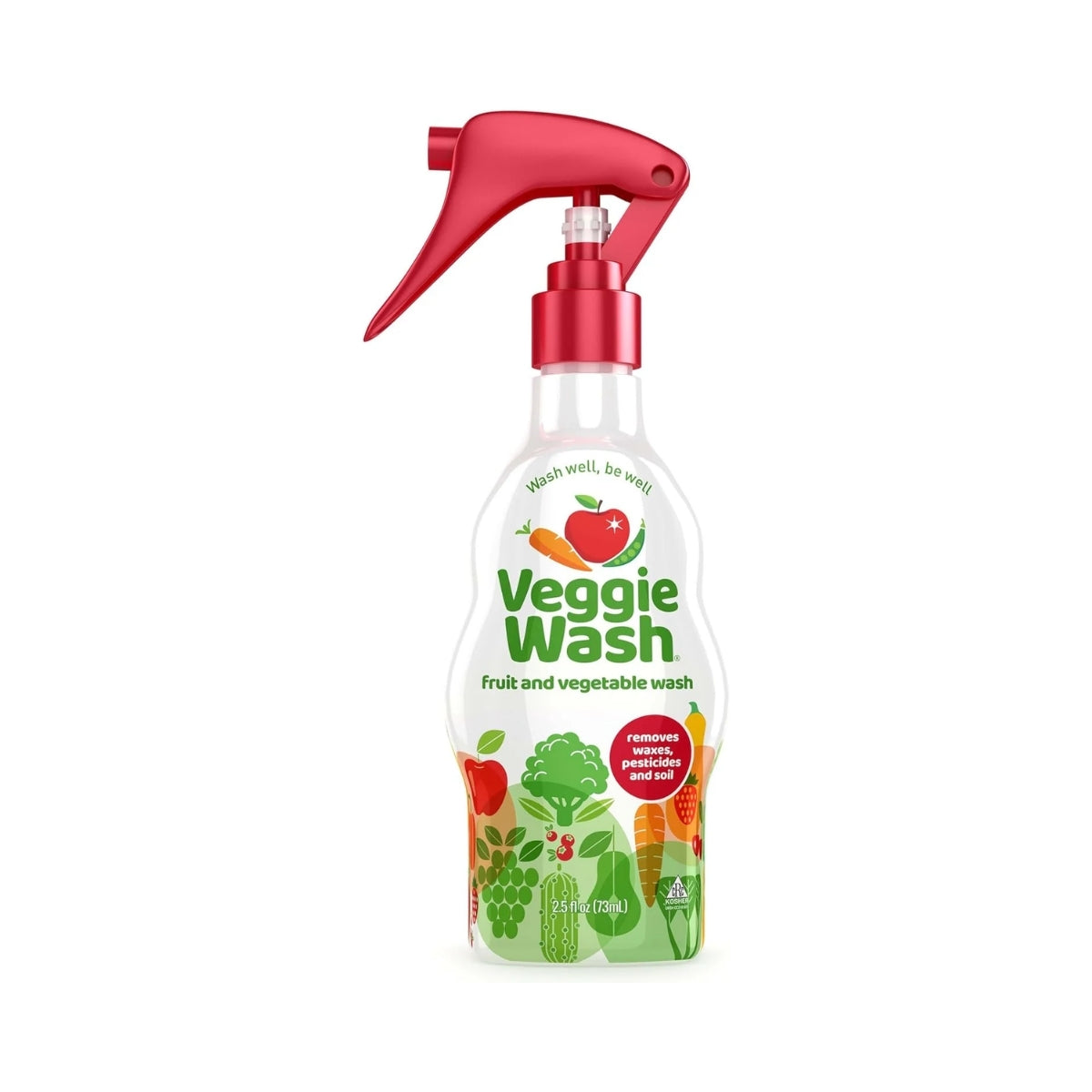 Natural Fruit and Vegetable Wash – 2.5 fl. oz. Spray, Convenient Travel Size