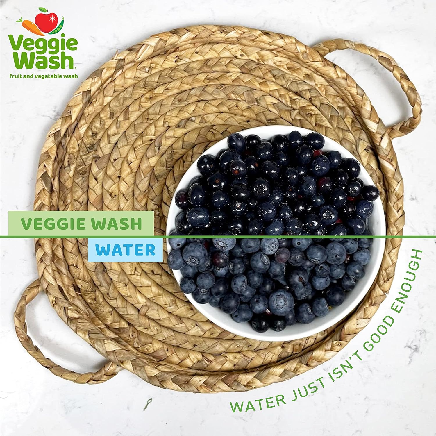 Natural Fruit and Vegetable Wash – 2.5 fl. oz. Spray, Convenient Travel Size