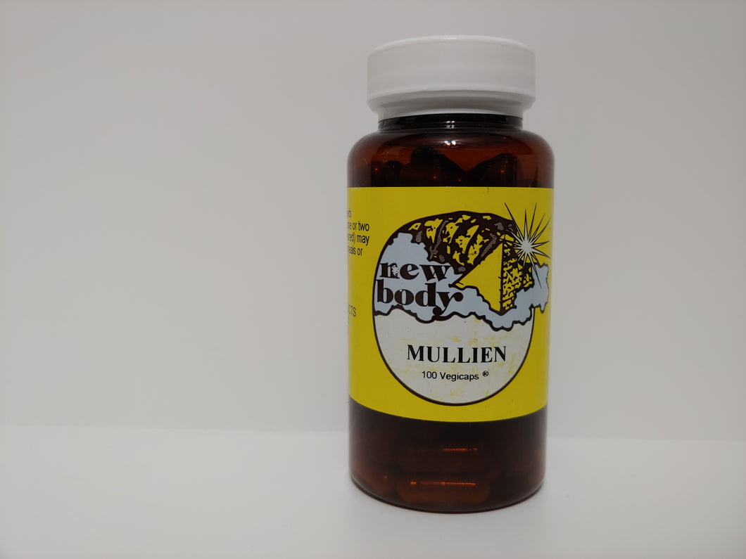 New Body Products MULLEIN 100 Vegicaps This Product Contains No Fillers, Binders, or Additives
