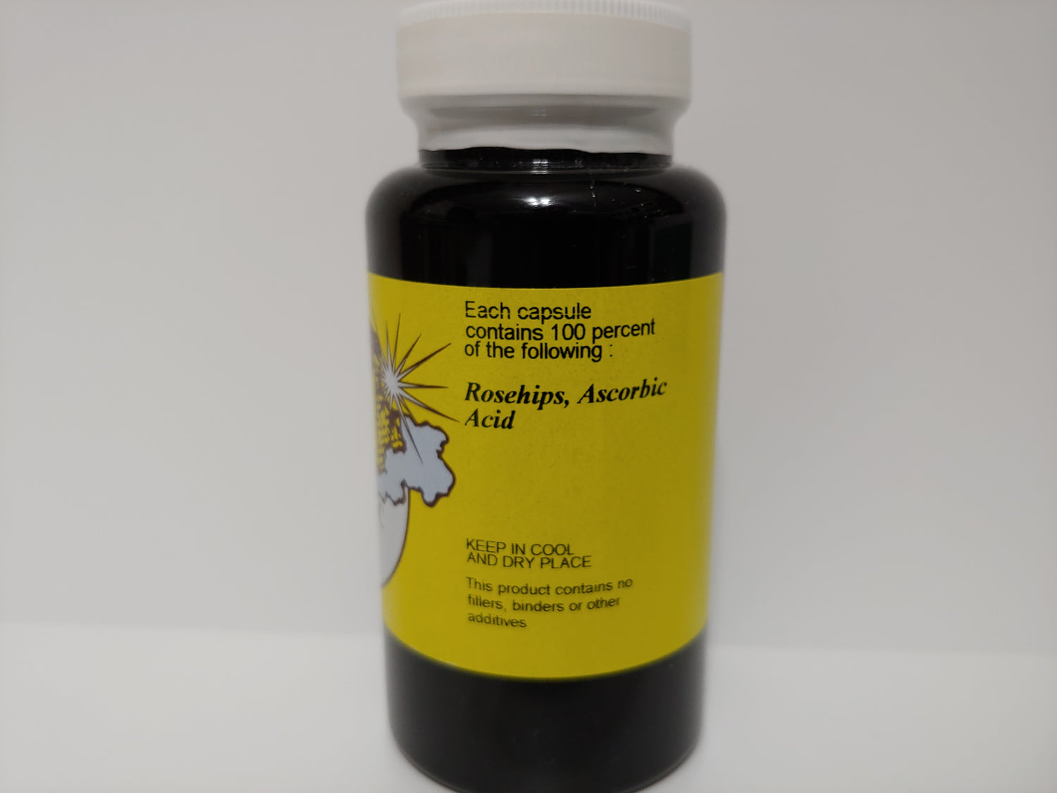 New Body Products VITAMIN C (Rose Hips, Ascorbic) 100 Vegicaps This Product Contains No Fillers, Binders, or Additives