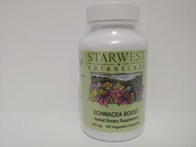 Load image into Gallery viewer, Starwest Botanicals Echinacea Boost Herbal Dietary Supplement 100 Vegetable Capsules
