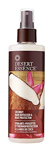 Desert Essence Coconut Hair Defrizzer & Heat Protector 237 mL