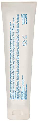 Desert Essence Tea Tree Oil Toothpaste - Mint - 6.25 Oz - Refreshing Taste - Deep Cleans Teeth & Gums - Helps Fight Plaque - Sea Salt - Pure Essential Oil - Baking Soda - Promotes Healthy Mouth