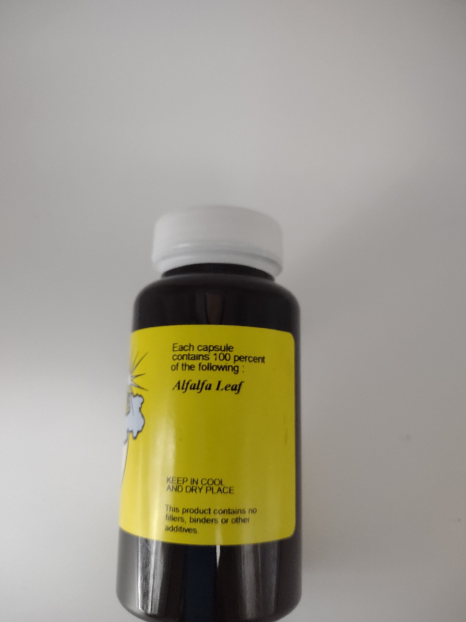 New Body Products ALFALFA 100 Vegicaps This Product Contains No Fillers, Binders, or Additives