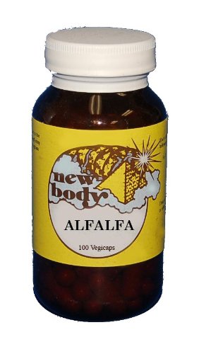 New Body Products ALFALFA 100 Vegicaps This Product Contains No Fillers, Binders, or Additives