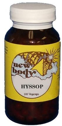 New Body Products Hyssop 100 Vegicaps This Product Contains No Fillers, Binders, or Additives