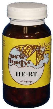 New Body Products HE-RT (Heart) Herbal Formula 100 Vegicaps This Product Contains No Fillers, Binders, or Additives