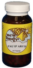 Load image into Gallery viewer, New Body Products Pau D&#39;Arco 100 Vegicaps This Product Contains No Fillers, Binders, or Additives

