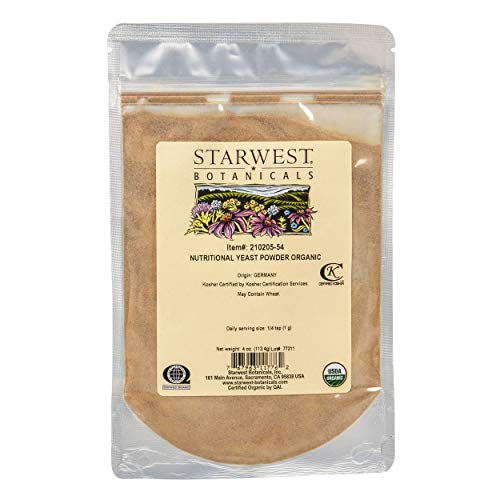 Starwest Botanicals Organic Nutritional Yeast Powder - 4 oz
