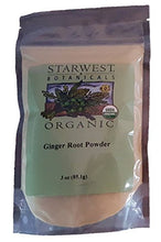 Load image into Gallery viewer, Starwest Botanicals Ginger Root Powder Organic - 3 oz Pouch
