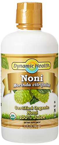 Dynamic Health Organic Certified noni Juice, 32 Oz