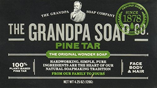 Grandpas Pine Tar Bar Soap, 4.25 Ounce