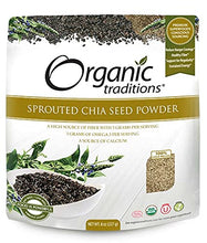 Load image into Gallery viewer, Organic Traditions Sprouted Chia Seed Powder, 16 oz 454 Gram
