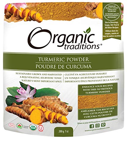 Organic Traditions Turmeric Powder 7 oz Bag