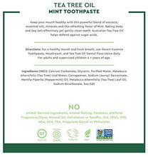 Load image into Gallery viewer, Desert Essence Tea Tree Oil Toothpaste - Mint - 6.25 Oz - Refreshing Taste - Deep Cleans Teeth &amp; Gums - Helps Fight Plaque - Sea Salt - Pure Essential Oil - Baking Soda - Promotes Healthy Mouth
