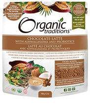 Load image into Gallery viewer, Organic Traditions Chocolate Latte with Ashwagandha and Probiotics Organic 5.3oz (150 GR)
