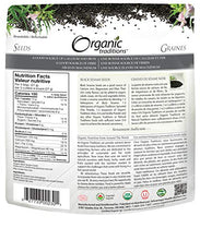 Load image into Gallery viewer, Organic Traditions Black Sesame Seeds Organic - 8 oz.
