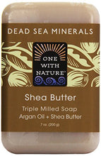 Load image into Gallery viewer, One With Nature, Dead Sea Mineral Bar Soap, Shea Butter, 7 oz
